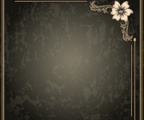 Classical decor frames retro vector set 08