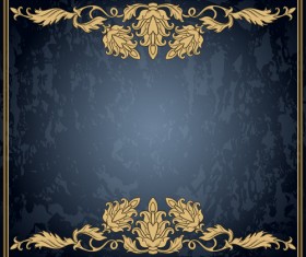 Classical decor frames retro vector set 09