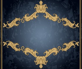 Classical decor frames retro vector set 10