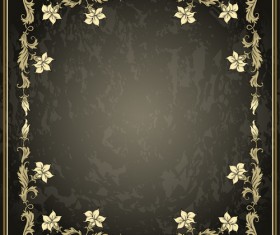 Classical decor frames retro vector set 17