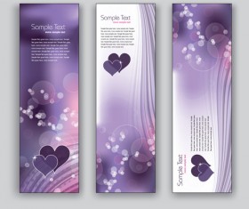 Creative modern banners set vector 07