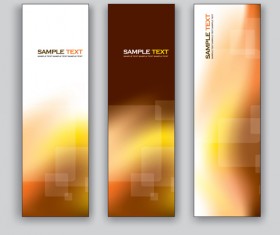 Creative modern banners set vector 08
