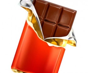 Delicious chocolate bar vector design 04
