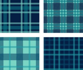 Fabric plaid pattern vector material 02