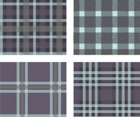 Fabric plaid pattern vector material 04