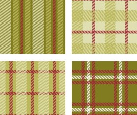 Fabric plaid pattern vector material 06