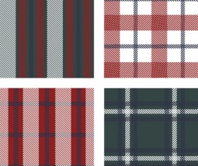Fabric plaid pattern vector material 07