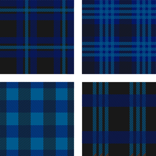 Fabric plaid pattern vector material 10 free download