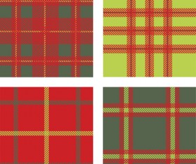 Fabric plaid pattern vector material 11