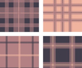 Fabric plaid pattern vector material 12