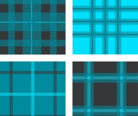 Fabric plaid pattern vector material 13