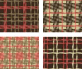 Fabric plaid pattern vector material 14