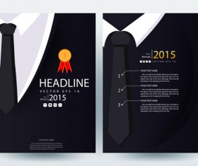 Flyer or brochure cover modern design vector 02