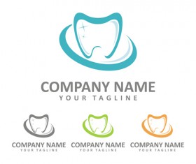 Funny dentist logo vector 03