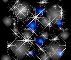 Heart seamless pattern abstract vector 01