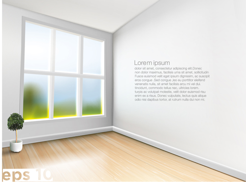 House interior corner background vectors set 06 free download
