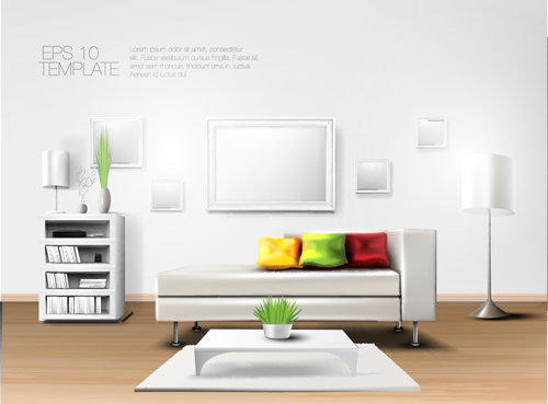 House interior corner background vectors set 16 free download