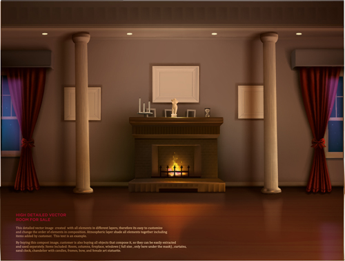 House interior corner background vectors set 21 free download