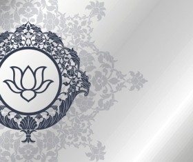 Indian styles ethnic pattern vector