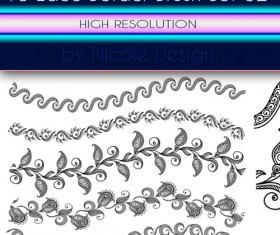 Lace seamless Photoshop brushes