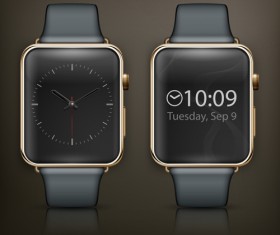 Modern smart watch template vector 04