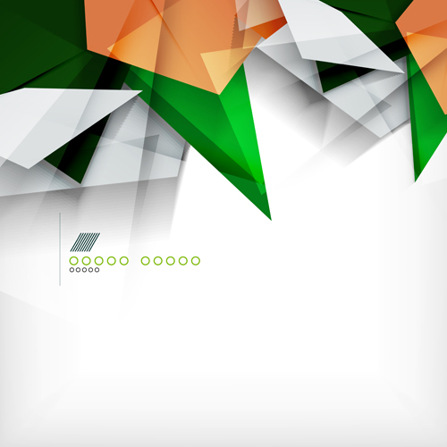 Paper layered modern background vector 02