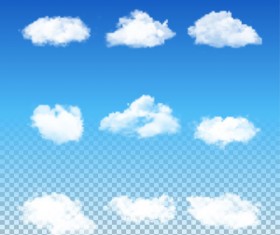 Umbrella and cloud vector free download