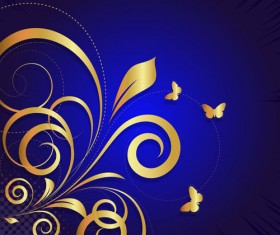 Romantic floral abstract background vector 04