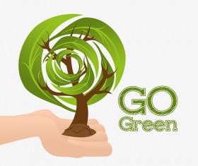 Save planet eco template vector set 04