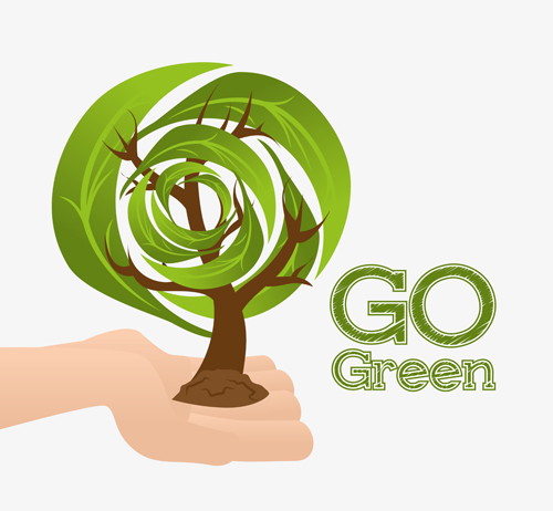 Save planet eco template vector set 04