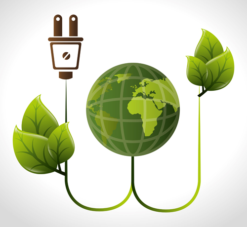 Save planet eco template vector set 06