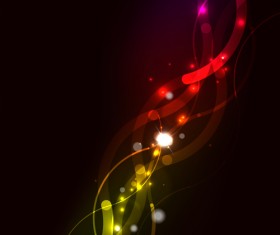 Shining Light dream background vector 01