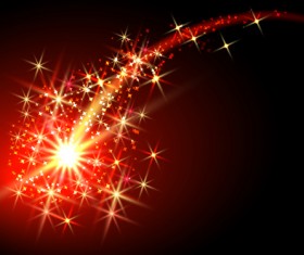 Shiny starlight art background vectors set 04