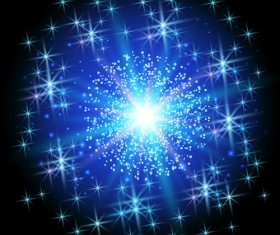 Shiny starlight art background vectors set 10