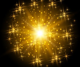 Shiny starlight art background vectors set 11