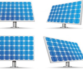 Solar panels vector material 03