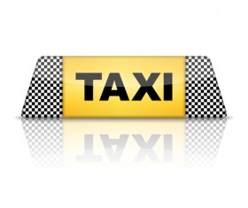 Taxi symbol design vector graphics 02