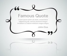 Text frames for quote vector 01