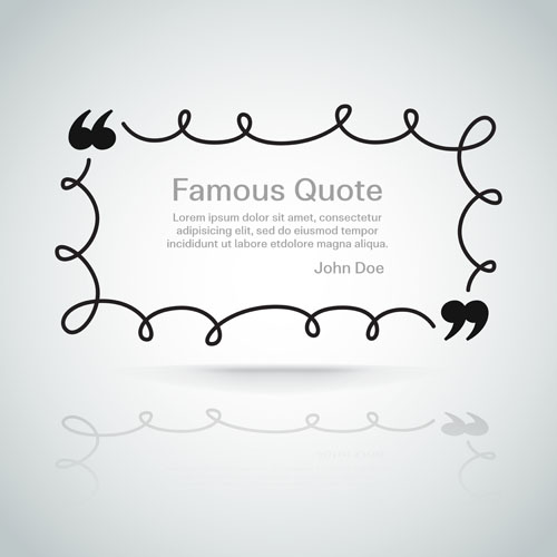 Text frames for quote vector 02