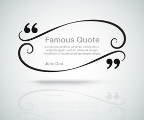 Text frames for quote vector 03