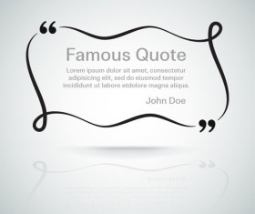 Text frames for quote vector 06