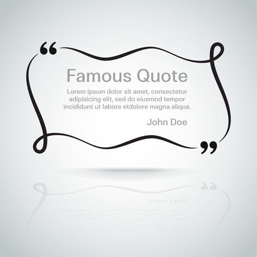 Download Text frames for quote vector 06 free download