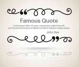 Text frames for quote vector 12
