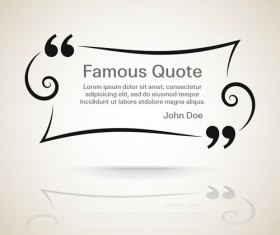 Text frames for quote vector 13