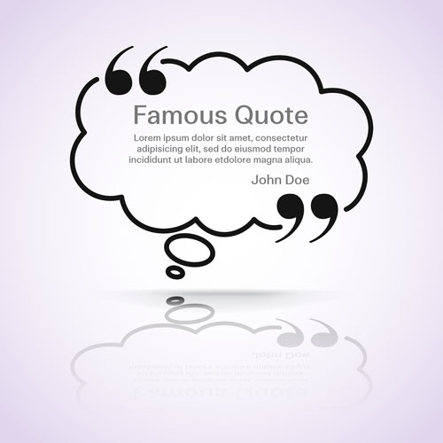 Text frames for quote vector 15