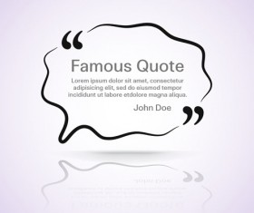 Text frames for quote vector 20
