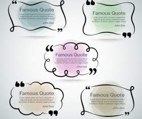 Text frames for quote vector 25