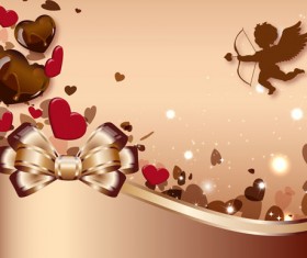 Valentine day chocolates cards vector design 03