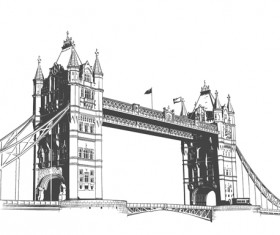 Vintage building Photoshop brushes