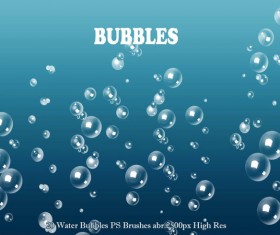 Water Bubbles Photoshop Brushes